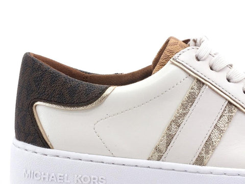 MICHEAL KORS Keaton Stripe Sneaker Printed Cream Multi 43T1KTFS5L - Sandrini Calzature e Abbigliamento