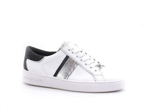 MICHEAL KORS Keaton Stripe Sneaker Printed White Multi 43T1KTFS3L - Sandrini Calzature e Abbigliamento