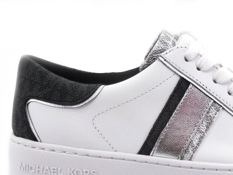 MICHEAL KORS Keaton Stripe Sneaker Printed White Multi 43T1KTFS3L - Sandrini Calzature e Abbigliamento