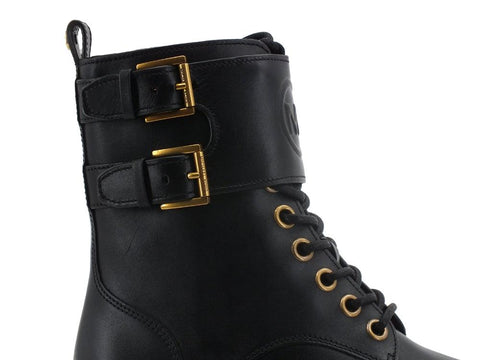 MICHEAL KORS Ridley Ankle Boot Anfibio Fibbie Black 40F0RIFB5L - Sandrini Calzature e Abbigliamento