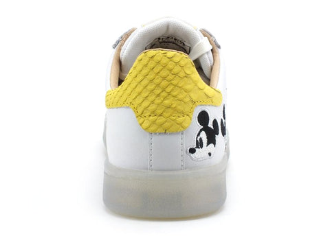 MOA Master Of Arts Disney Sneaker Honey Sole Mickey Mouse White Yellow MD603 - Sandrini Calzature e Abbigliamento