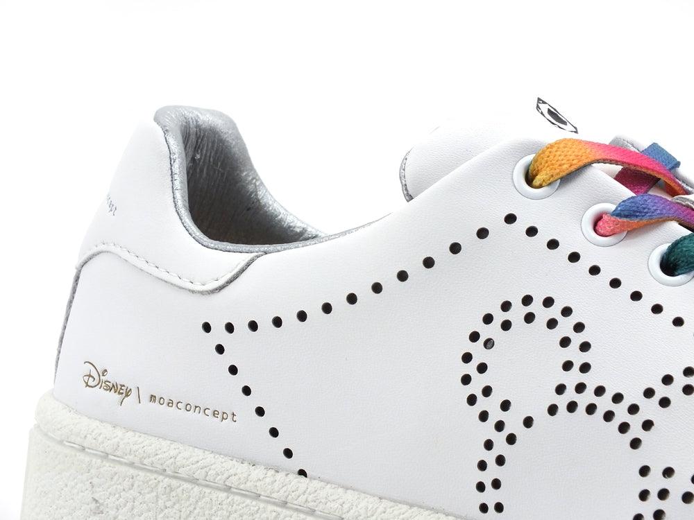 MOA Master Of Arts Disney Sneaker Perforated Mickey Mouse White MD632 - Sandrini Calzature e Abbigliamento
