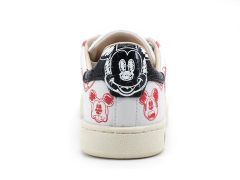 MOA Master Of Arts Disney Sneaker Sketch Mickey Mouse White Red Black MC467CO - Sandrini Calzature e Abbigliamento