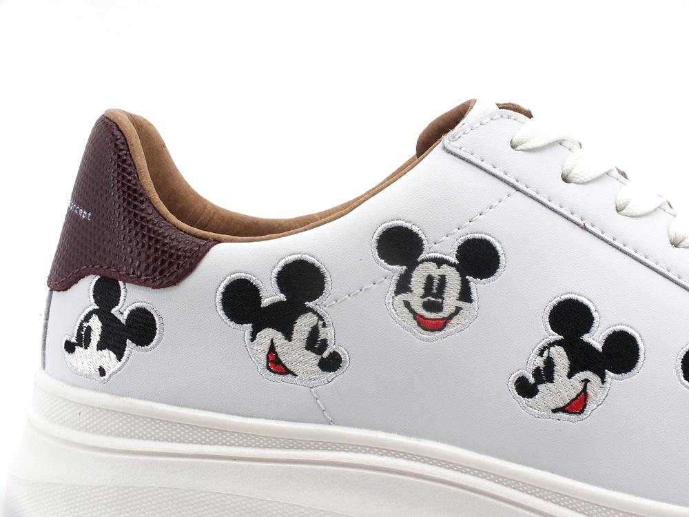 MOA Master Of Arts Sneaker Platform Mickey Mouse White Black MD712 - Sandrini Calzature e Abbigliamento