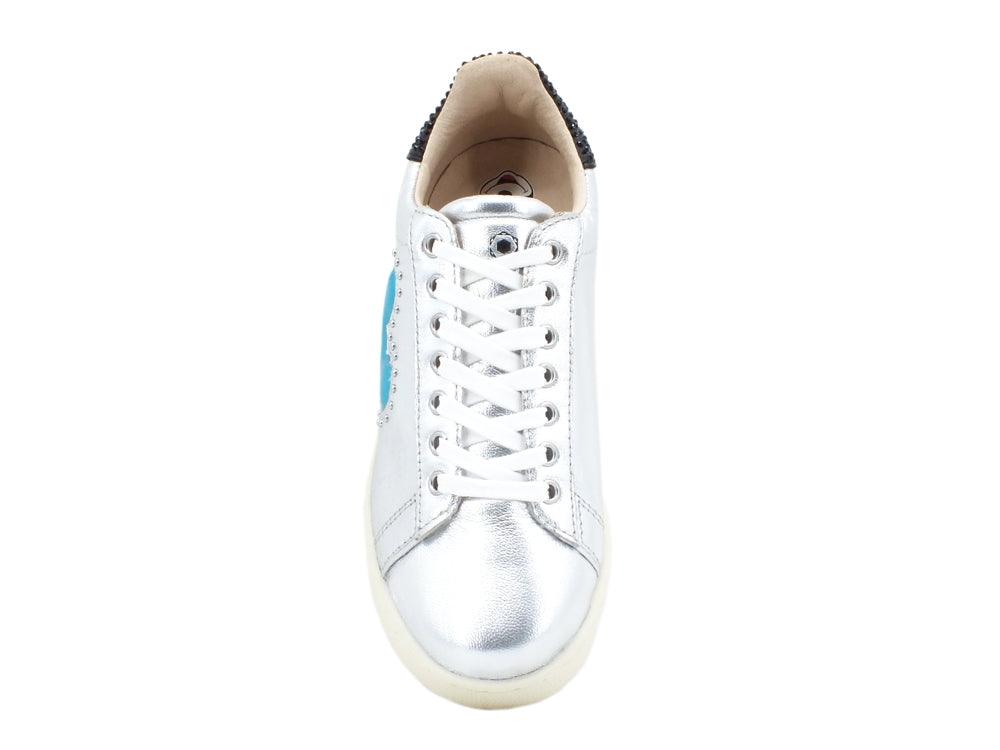 MOA Sneaker Metallic Silver MD410 - Sandrini Calzature e Abbigliamento