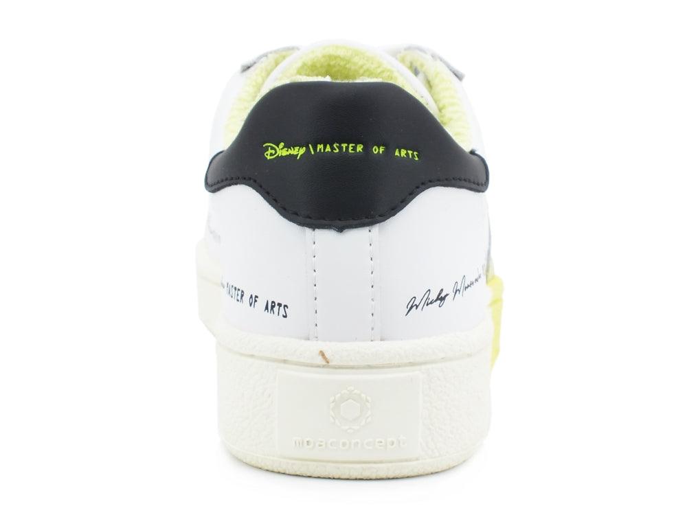 MOA Sneaker White Yellow MD401 - Sandrini Calzature e Abbigliamento