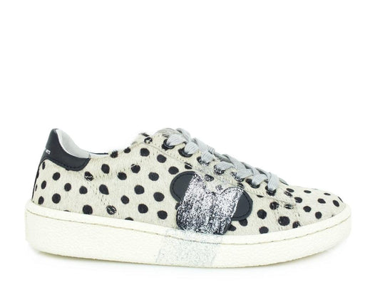 MOA Sneakers TOPOLINO Beige Nero MD358 - Sandrini Calzature e Abbigliamento