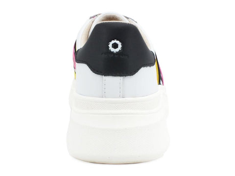 MOA Sneakers White Zebra Yellow MOA1237 - Sandrini Calzature e Abbigliamento