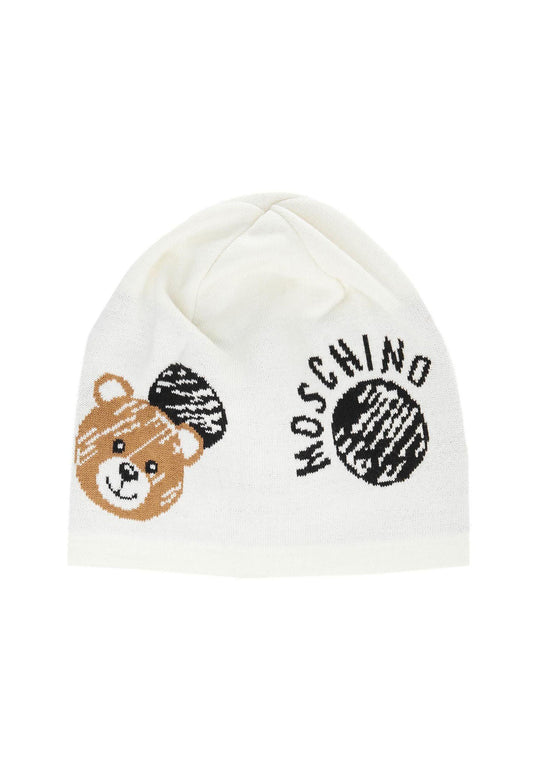 MOSCHINO Berretta Teddy Donna White 65335-M2801 - Sandrini Calzature e Abbigliamento