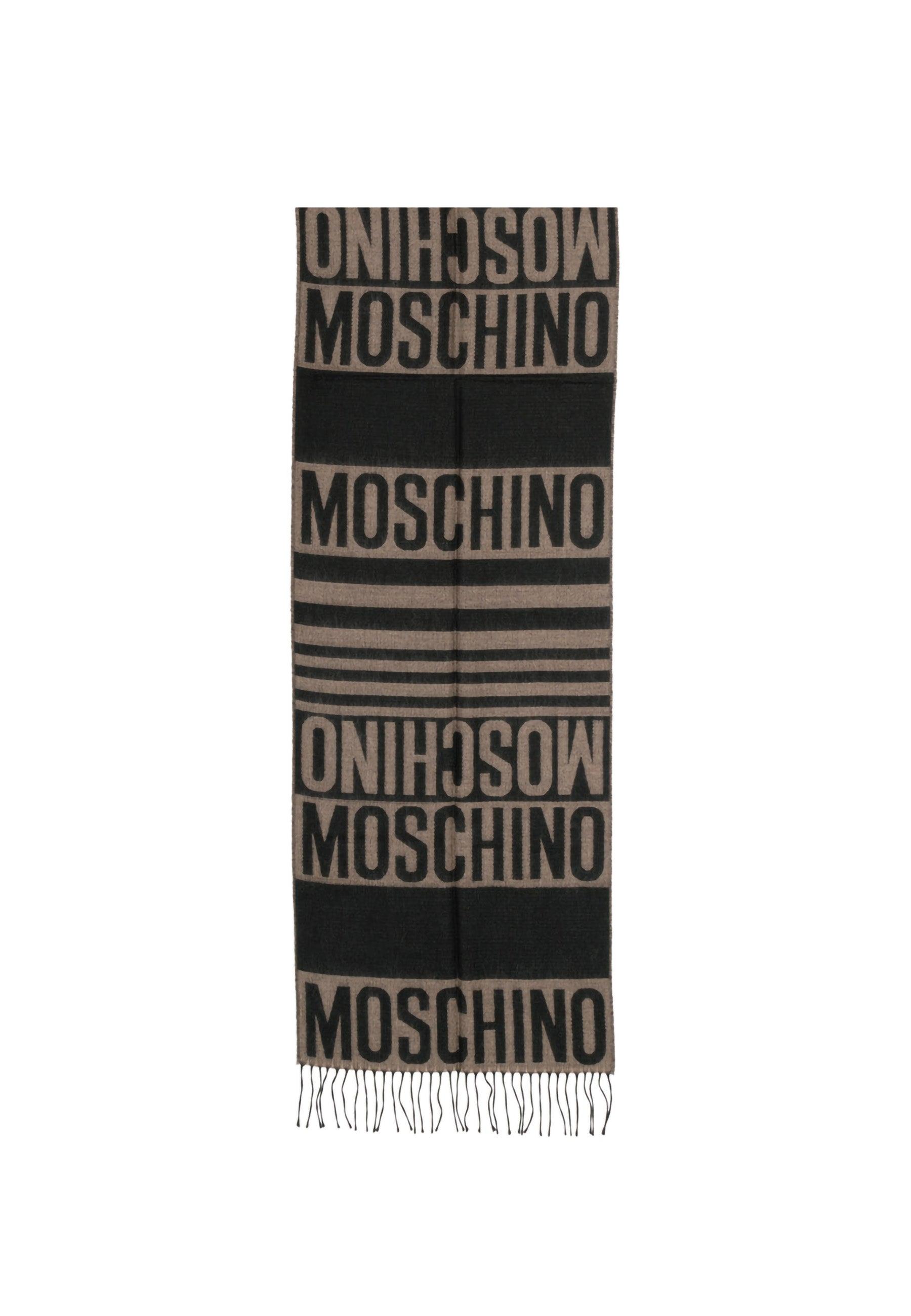 MOSCHINO Sciarpa Donna Black Brown 30770-M2990 - Sandrini Calzature e Abbigliamento