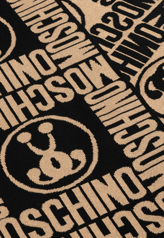 MOSCHINO Sciarpa Donna Black Gold 30623-M2966 - Sandrini Calzature e Abbigliamento