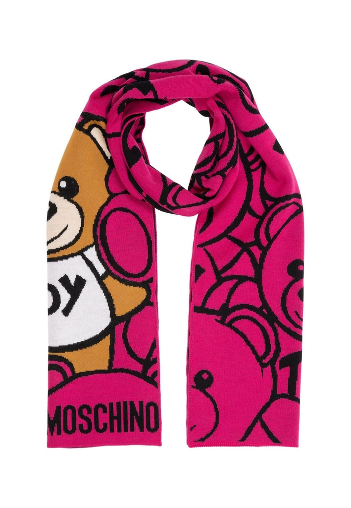 Scopri MOSCHINO Sciarpa Teddy Donna Fuxia 30778-M2950 al miglior