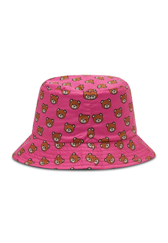 MOSCHINO Teddy Bucket Berretta Donna Pink 65134-M2129 - Sandrini Calzature e Abbigliamento