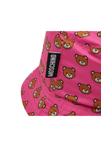 MOSCHINO Teddy Bucket Berretta Donna Pink 65134-M2129 - Sandrini Calzature e Abbigliamento