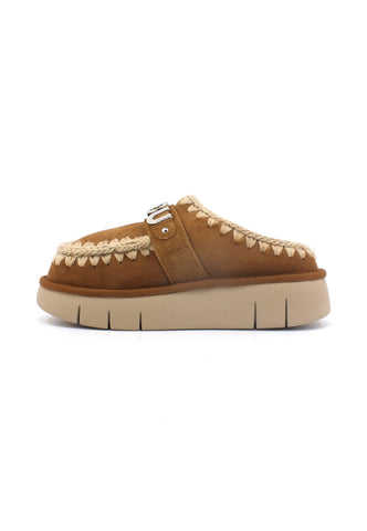 MOU Bounce Clog Ciabatta Donna Cognac Marrone MU.FW531001A - Sandrini Calzature e Abbigliamento