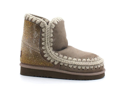 MOU Eskimo 18 Back Shaded Hotfix Stivaletto Pelo Grey MU.FW101060A - Sandrini Calzature e Abbigliamento