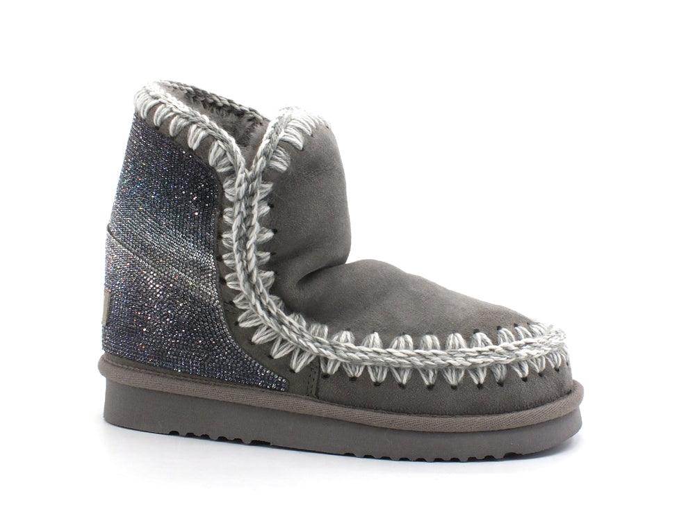MOU Eskimo 18 Back Shaded Hotfix Stivaletto Pelo New Grey MU.FW101060A - Sandrini Calzature e Abbigliamento