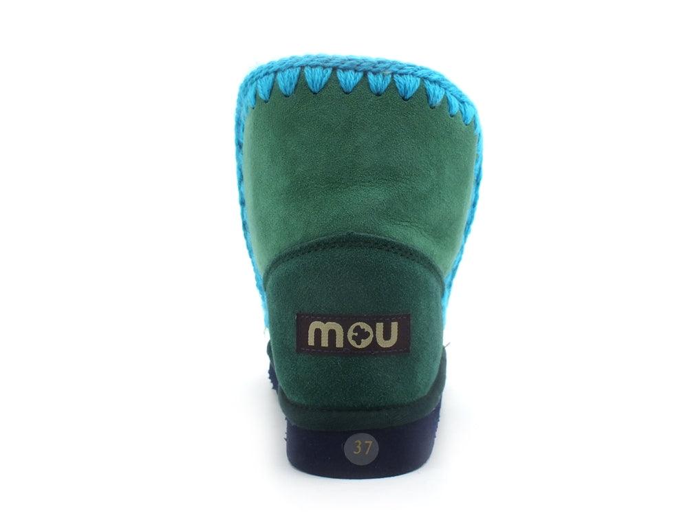 MOU Eskimo 18 Color Block Stivaletto Pelo Sea Mix MU.FW101066A - Sandrini Calzature e Abbigliamento