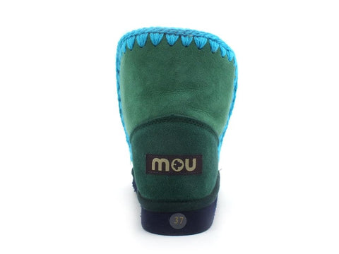 MOU Eskimo 18 Color Block Stivaletto Pelo Sea Mix MU.FW101066A - Sandrini Calzature e Abbigliamento