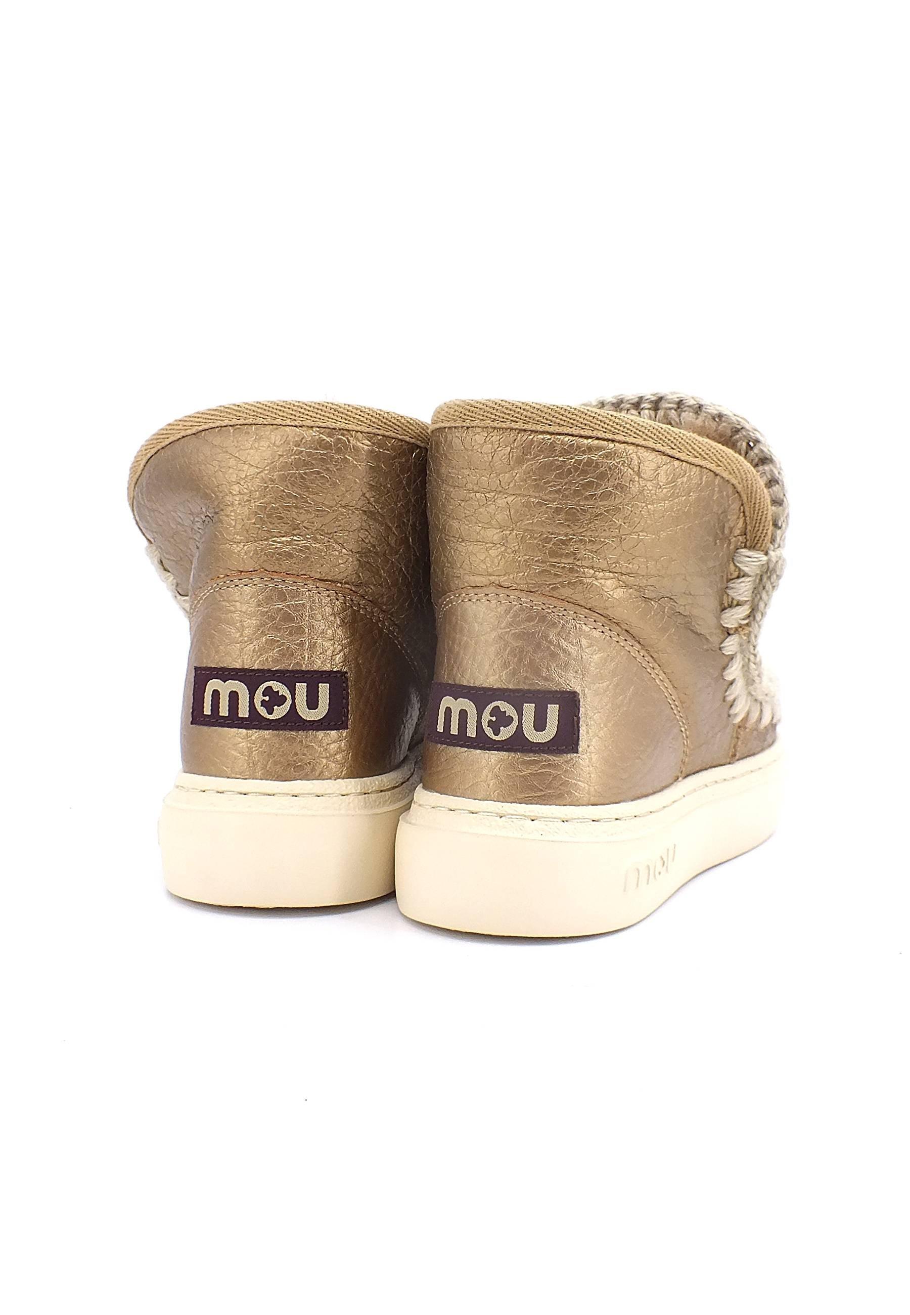 MOU Eskimo Bold Stivaletto Pelo Donna Metal Buffalo Bronze - Sandrini Calzature e Abbigliamento