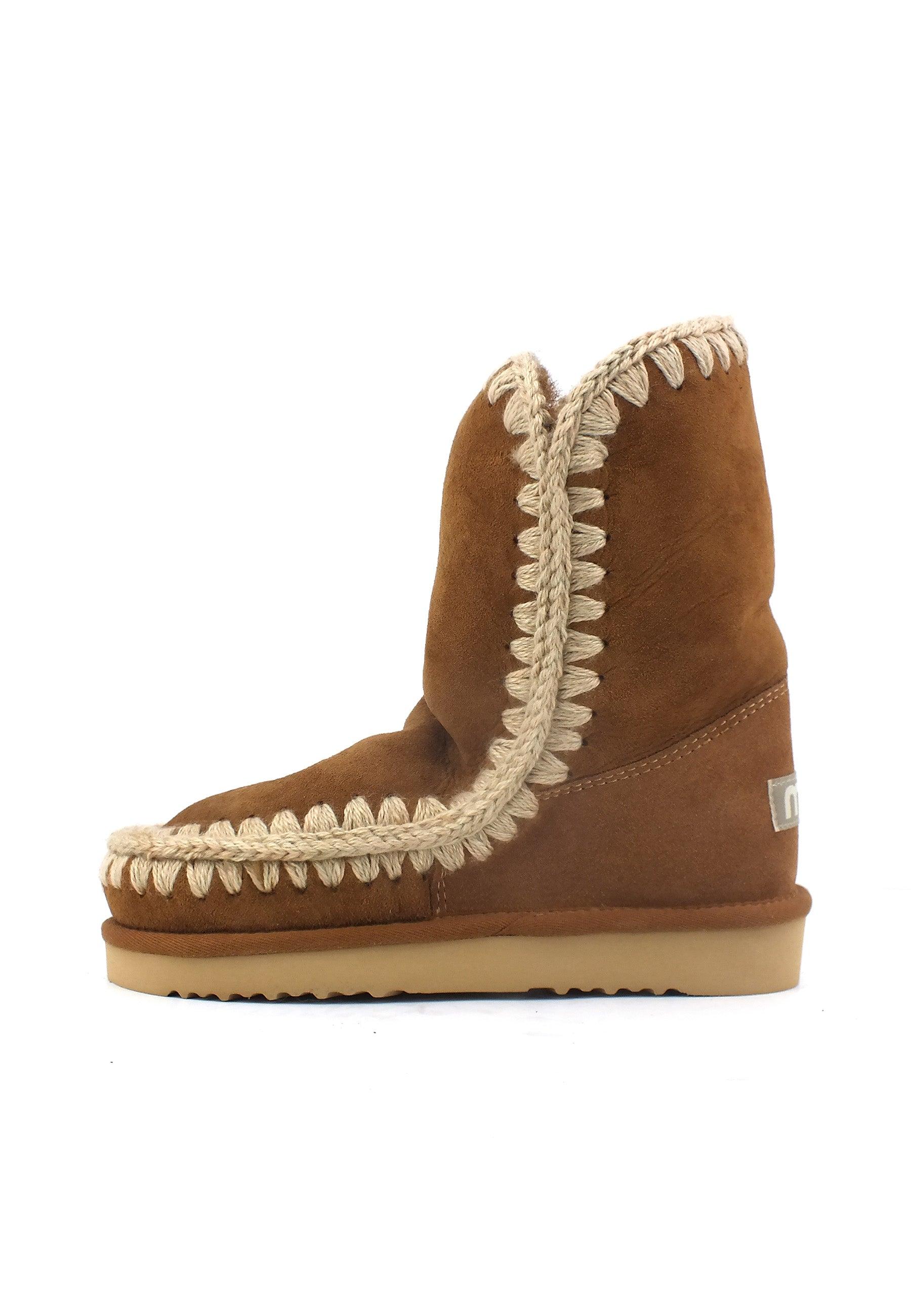 MOU Eskimo Boot Stivaletto Pelo Donna Cognac MU.FW101000A - Sandrini Calzature e Abbigliamento