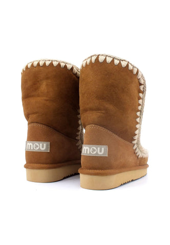 MOU Eskimo Boot Stivaletto Pelo Donna Cognac MU.FW101000A - Sandrini Calzature e Abbigliamento