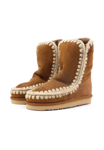 MOU Eskimo Boot Stivaletto Pelo Donna Cognac MU.FW101000A - Sandrini Calzature e Abbigliamento