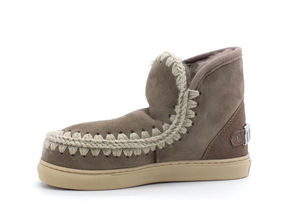MOU Eskimo Sneaker Big Metal Logo Stivaletto Pelo Elgry Grey MU.FW111008A - Sandrini Calzature e Abbigliamento