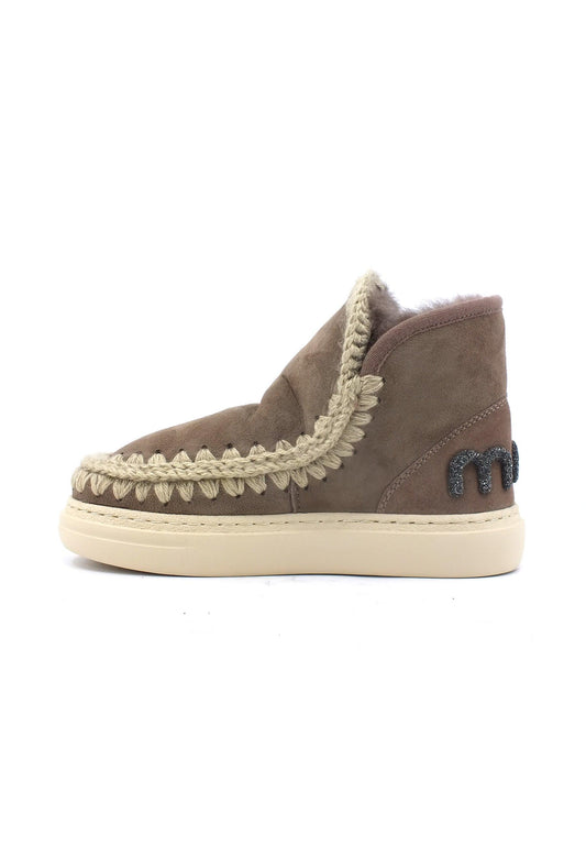 MOU Eskimo Sneaker Bold Stivaletto Pelo Donna Elgry Grey MU.FW411001A - Sandrini Calzature e Abbigliamento