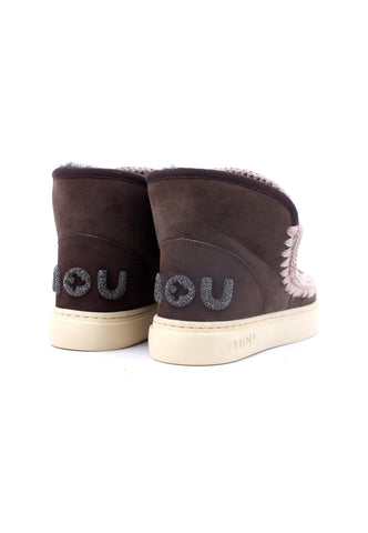 MOU Eskimo Sneaker Bold Stivaletto Pelo Donna Mocha MU.FW411001A - Sandrini Calzature e Abbigliamento