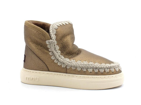 MOU Eskimo Sneaker Bold Stivaletto Pelo Metal Buffalo Bronze MU.FW411000B - Sandrini Calzature e Abbigliamento