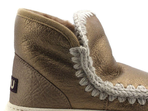 MOU Eskimo Sneaker Bold Stivaletto Pelo Metal Buffalo Bronze MU.FW411000B - Sandrini Calzature e Abbigliamento