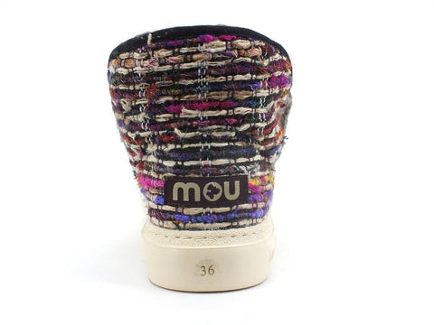 MOU Eskimo Sneaker Bold Texile Stivaletto Pelo Tex Bei Multicolor MU.FW411000K - Sandrini Calzature e Abbigliamento