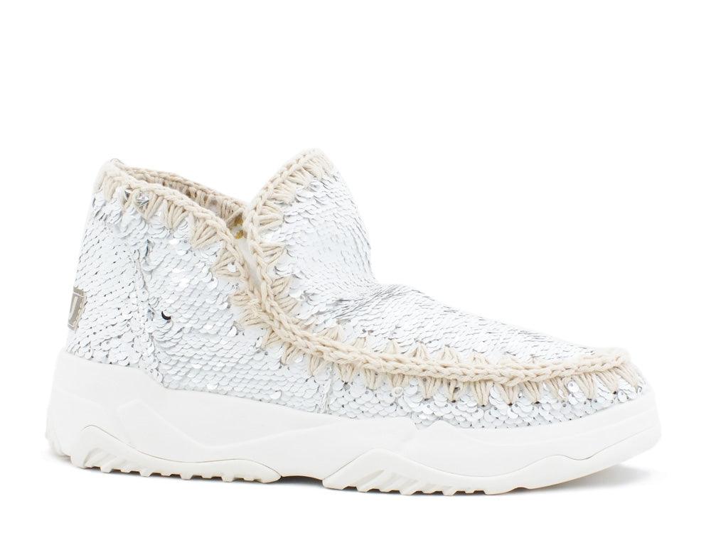 MOU Eskimo Trainer White Silver MU.SW201000G - Sandrini Calzature e Abbigliamento