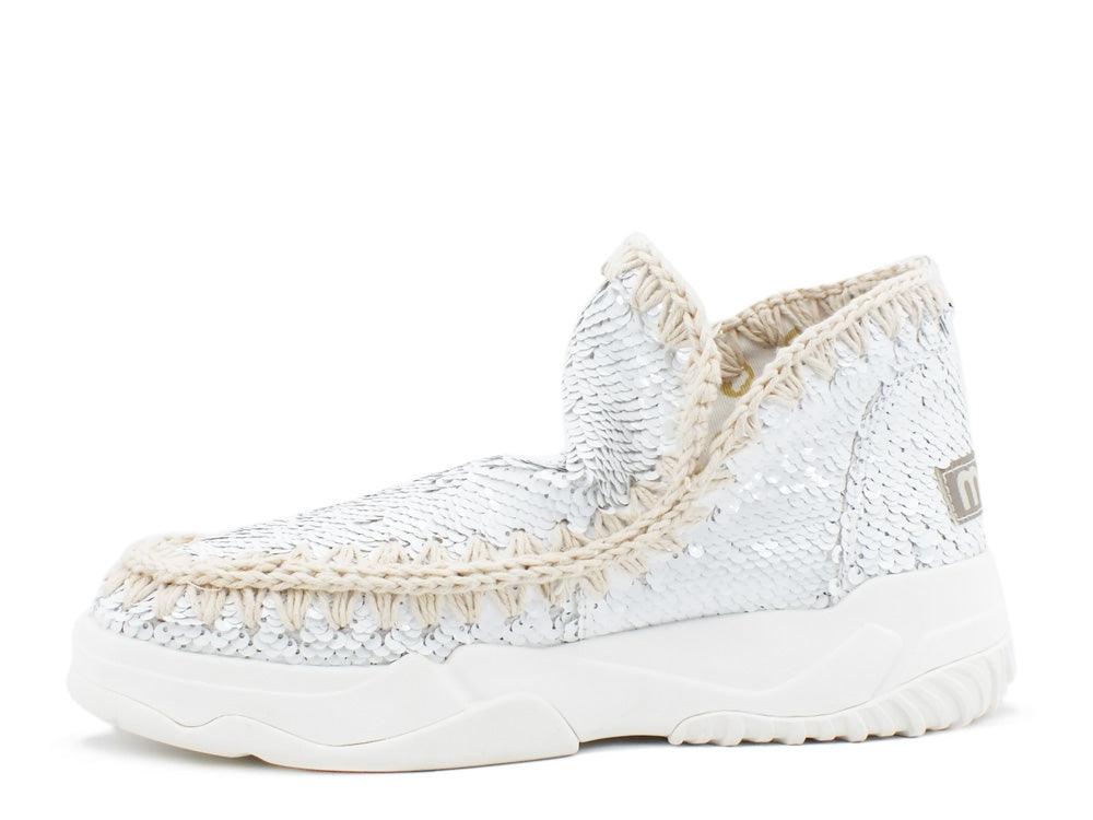 MOU Eskimo Trainer White Silver MU.SW201000G - Sandrini Calzature e Abbigliamento