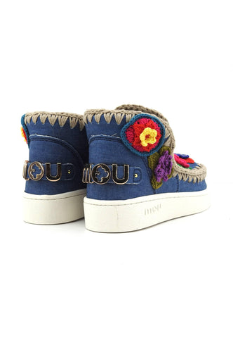 MOU Summer Eskimo Stivaletto Donna Denim Fantasia MU.SW211051K - Sandrini Calzature e Abbigliamento