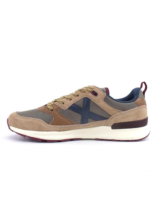 MUNICH Alpha 69 Sneaker Uomo Beige Taupe Navy 8410069 - Sandrini Calzature e Abbigliamento