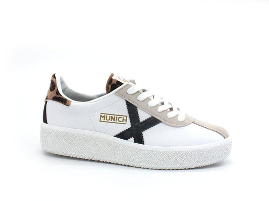 MUNICH Barru Sky 46 Sneaker Animalier White Black 8295046 - Sandrini Calzature e Abbigliamento