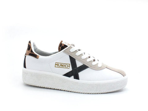 MUNICH Barru Sky 46 Sneaker Animalier White Black 8295046 - Sandrini Calzature e Abbigliamento