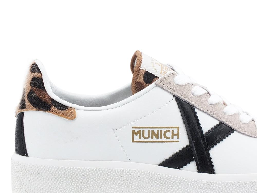 MUNICH Barru Sky 46 Sneaker White Leopard 8295046 - Sandrini Calzature e Abbigliamento