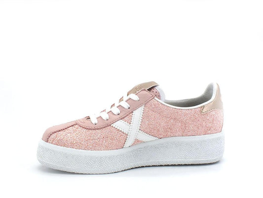 MUNICH Barru Sky 83 Sneaker Glitter Pink White 8295083 - Sandrini Calzature e Abbigliamento