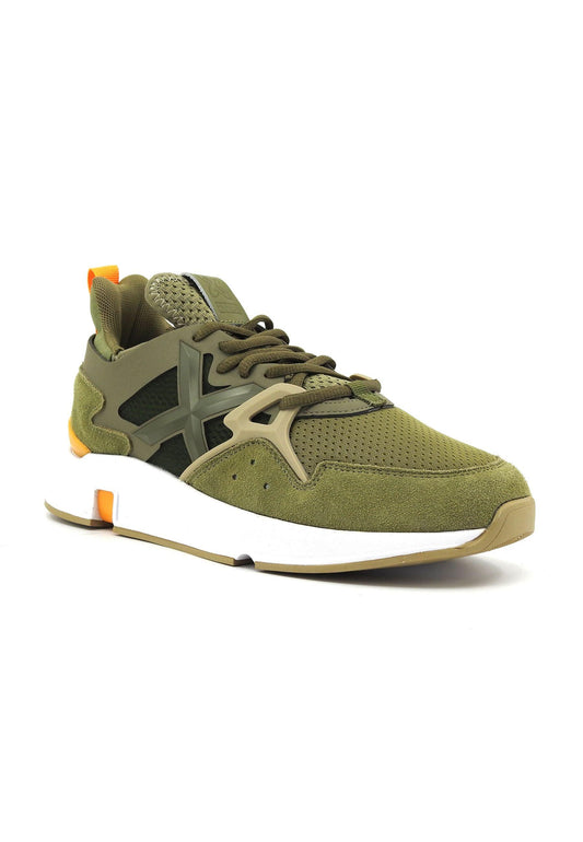 MUNICH Click 66 Sneaker Uomo Verde Militare 4172066 - Sandrini Calzature e Abbigliamento