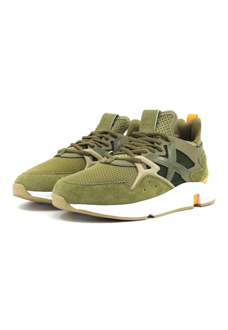 MUNICH Click 66 Sneaker Uomo Verde Militare 4172066 - Sandrini Calzature e Abbigliamento