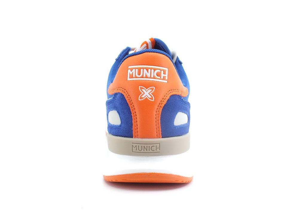 MUNICH Dynamo 44 Sneaker Blue White Orange 8700044 - Sandrini Calzature e Abbigliamento