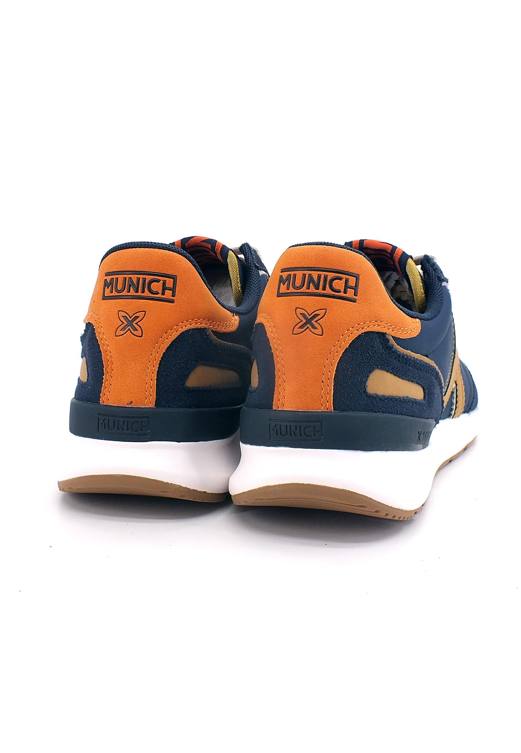 MUNICH Dynamo 52 Sneaker Uomo Blu Navy Senape 8700052 - Sandrini Calzature e Abbigliamento