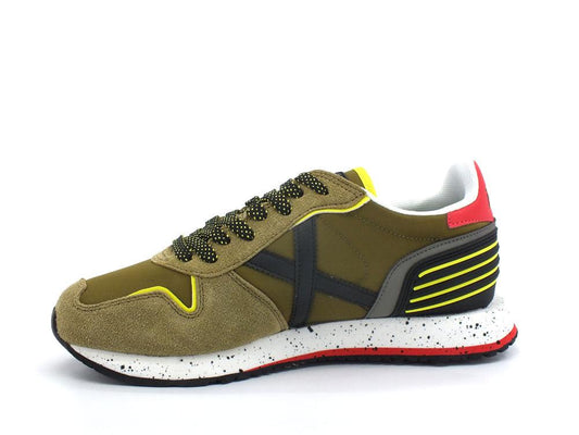 MUNICH Massana 463 Sneaker Olive Black Yellow 8620463 - Sandrini Calzature e Abbigliamento