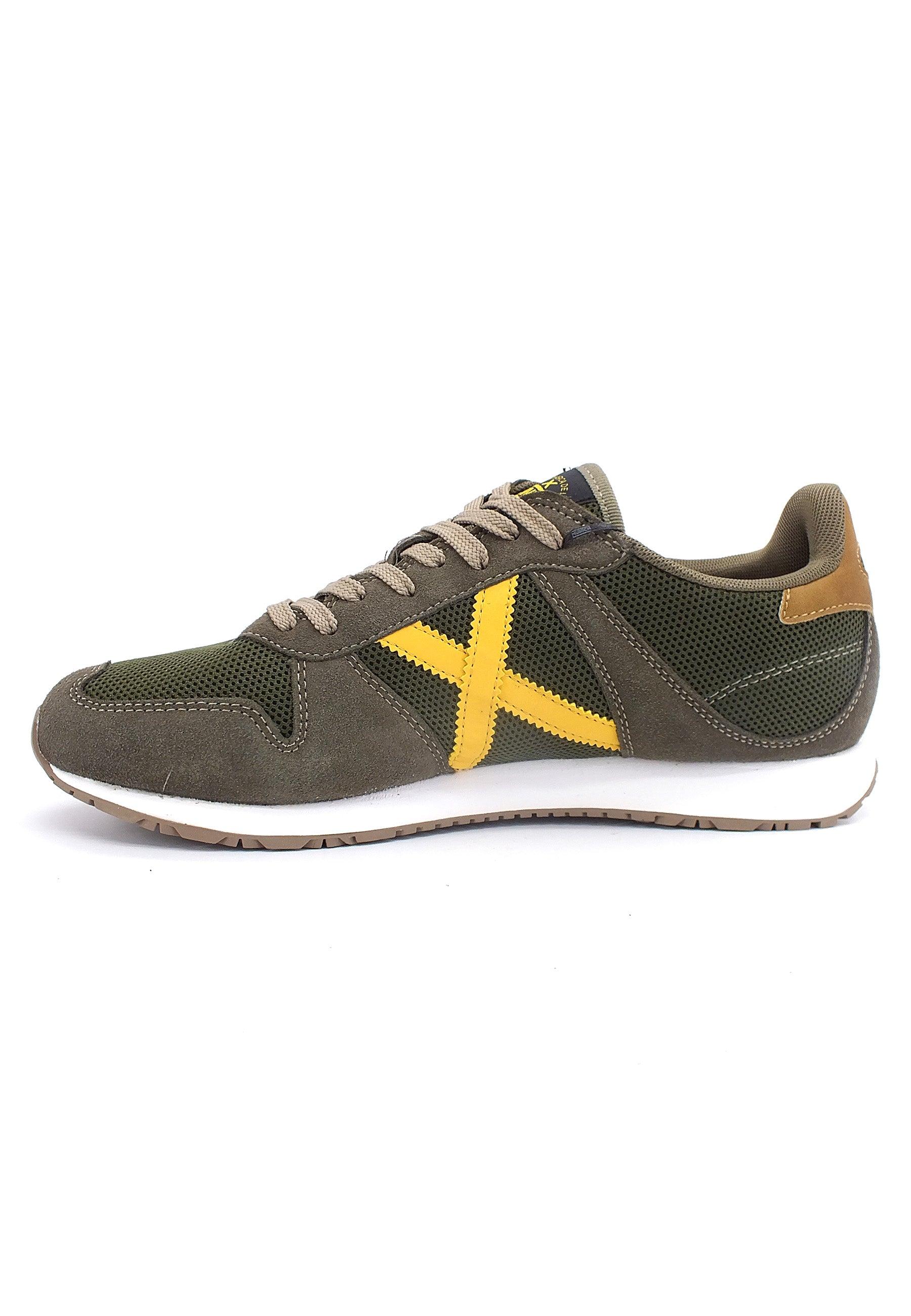 MUNICH Massana 484 Sneaker Uomo Grey Green Yellow 8620484 - Sandrini Calzature e Abbigliamento