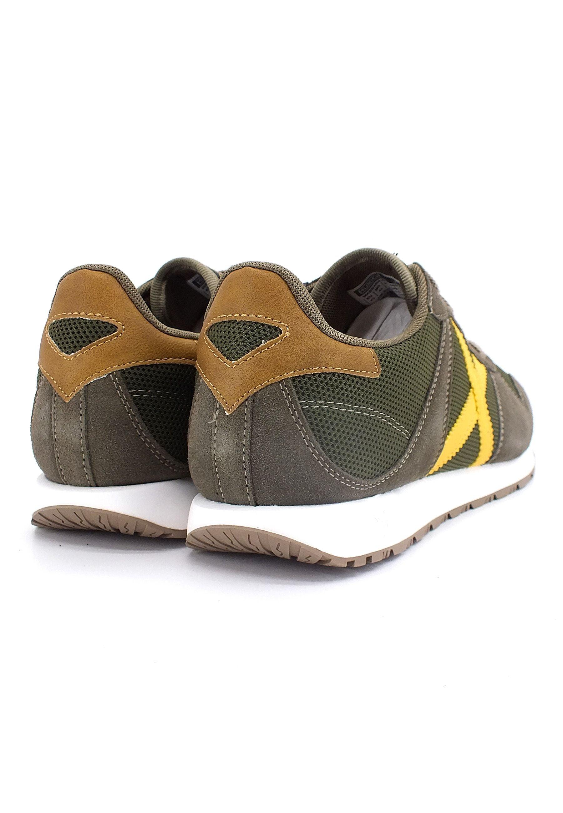 MUNICH Massana 484 Sneaker Uomo Grey Green Yellow 8620484 - Sandrini Calzature e Abbigliamento