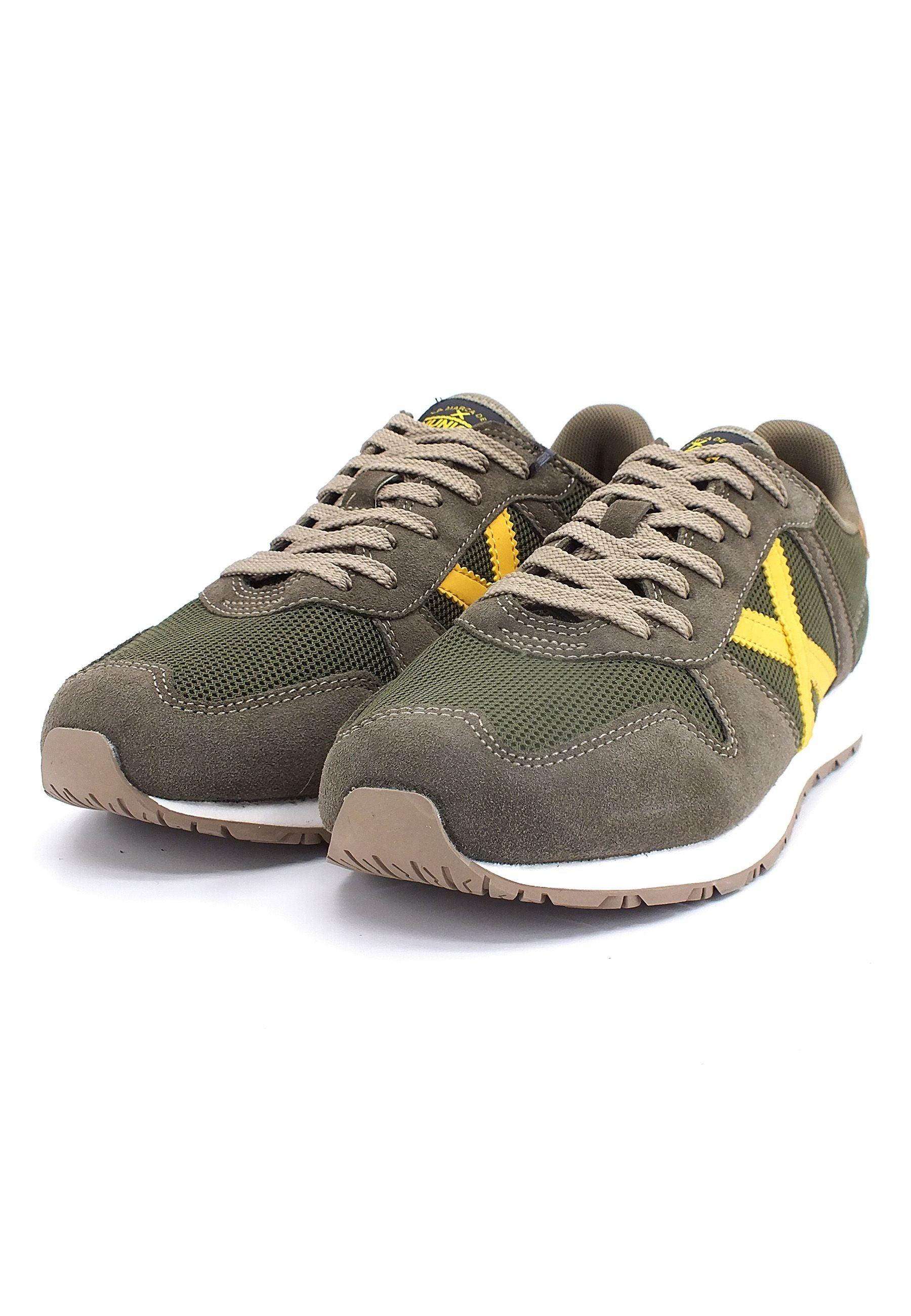 MUNICH Massana 484 Sneaker Uomo Grey Green Yellow 8620484 - Sandrini Calzature e Abbigliamento