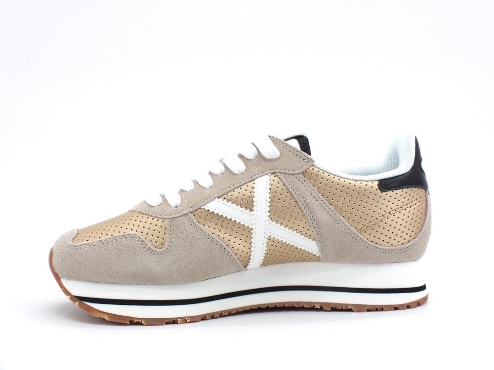 MUNICH Massana Sky 145 Sneaker Donna Beige Gold White 8810145 - Sandrini Calzature e Abbigliamento